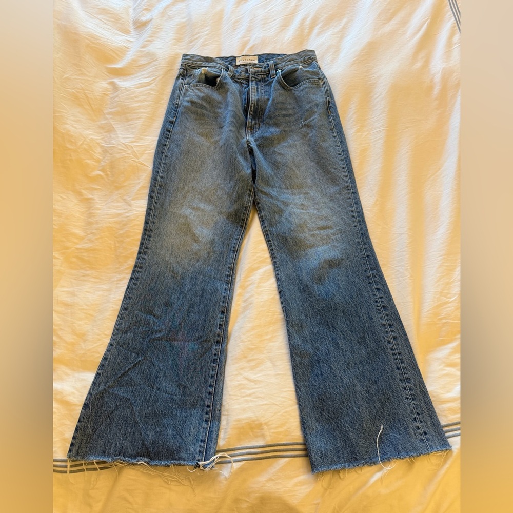 SLVRLAKE Dark Blue Flare Jeans